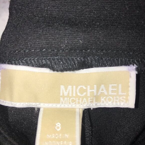 Michael Kors Pencil Skirt with Gold Zippers-Size 8 - Picture 7 of 8